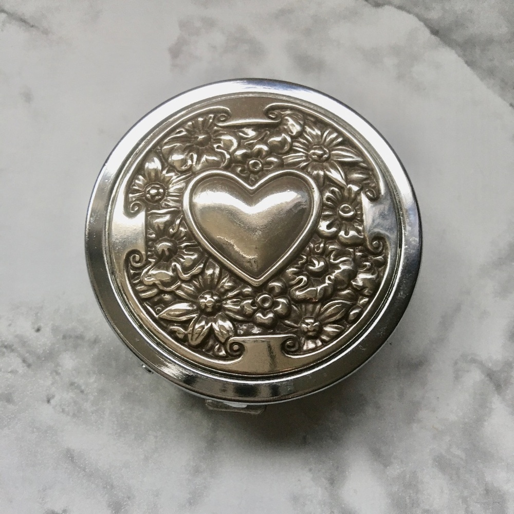 Brighton Silver Heart ~ Pill Box Case